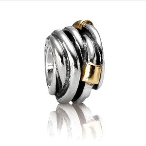 Pandora Sterling Silver Rope with 14K Charm